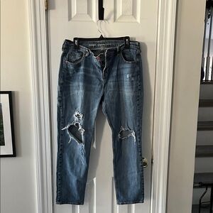 Old Navy Men's Relaxed Distressed Denim Jeans